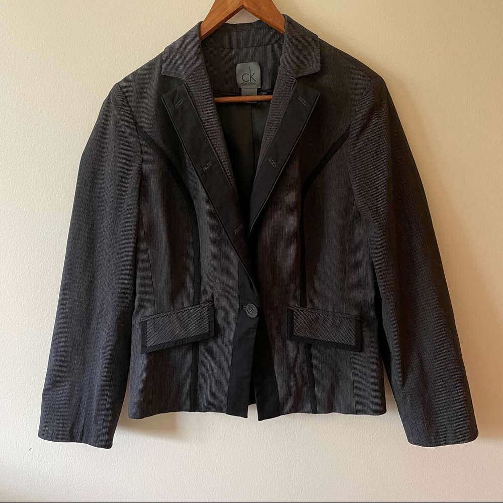 Calvin Klein Dark Gray Blazer